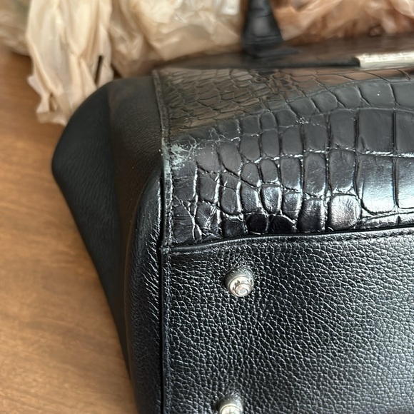 Brighton large black leather purse. Has pockets & compartments. Used but good. - Picture 10 of 14